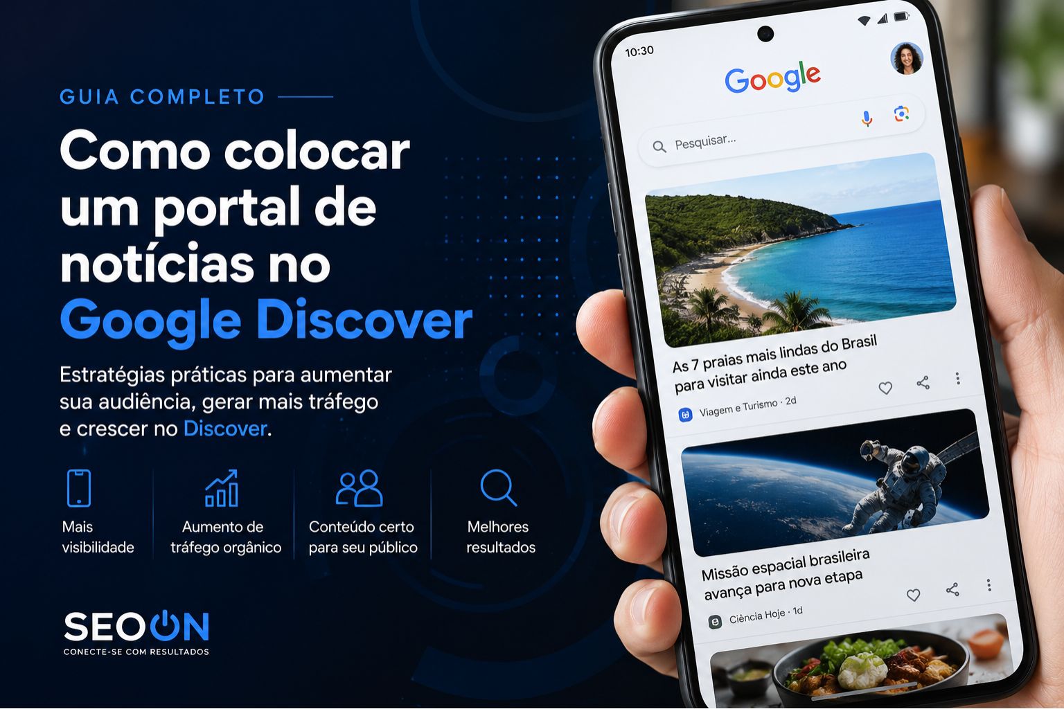 como aparecer no google discover em 2026